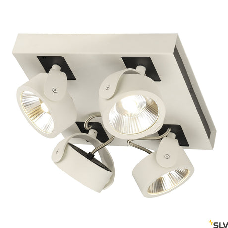 KALU LED 4 Wand/Deckenleuchte,square,3000K,60° weiß