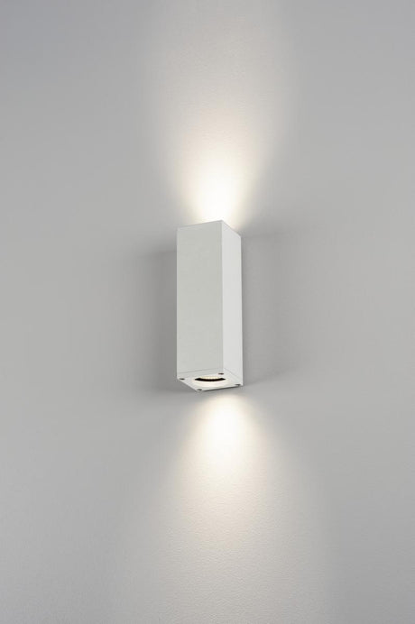 THEO UP/DOWN, QPAR51, Wandleuchte, weiss, 2x50W, IP20