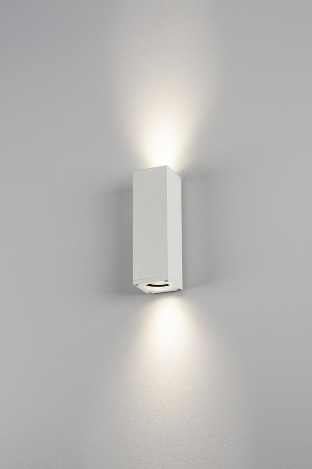 THEO UP/DOWN, QPAR51, Wandleuchte, weiss, 2x50W, IP20