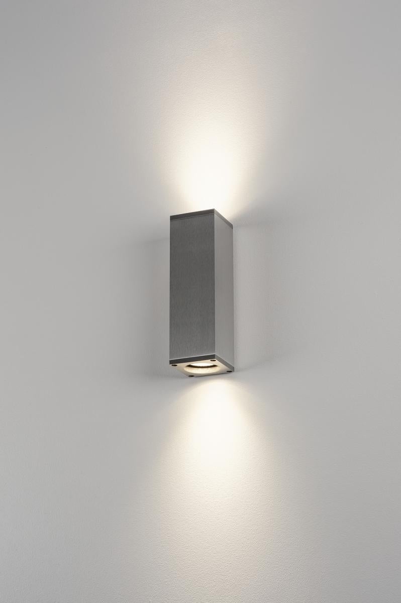 THEO UP/DOWN, GU10 2x50W QPAR51, matt aluminium,IP20