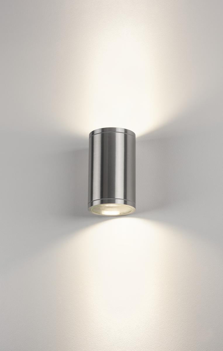 ROX WALL OUT UP/DOWN, QPAR11, alu gebürstet, max.2x50W, IP44