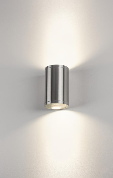 ROX WALL OUT UP/DOWN, QPAR11, alu gebürstet, max.2x50W, IP44