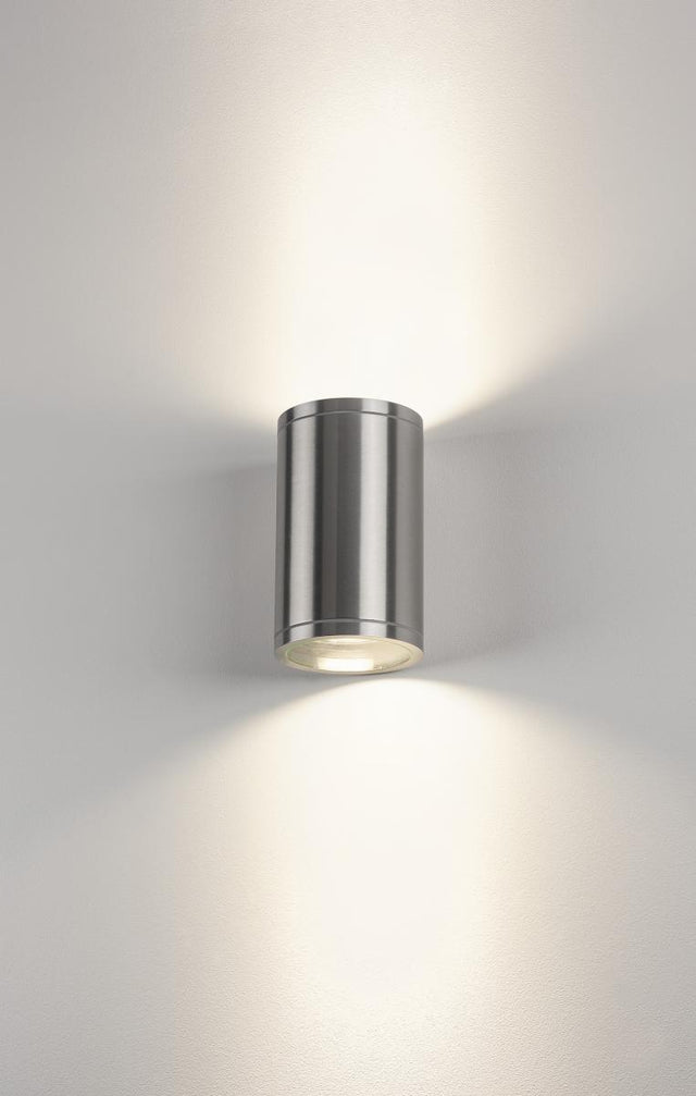 ROX WALL OUT UP/DOWN, QPAR11, alu gebürstet, max.2x50W, IP44