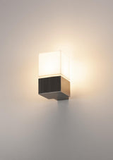 SQUARE WALL, E27, Edelstahl 304, max. 20W, IP44