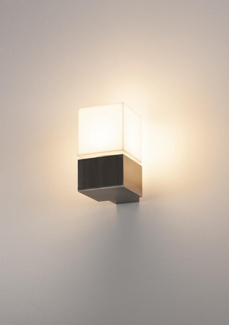 SQUARE WALL, E27, Edelstahl 304, max. 20W, IP44