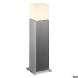 SQUARE POLE 60, E27, edelstahl, max. 20W, IP44