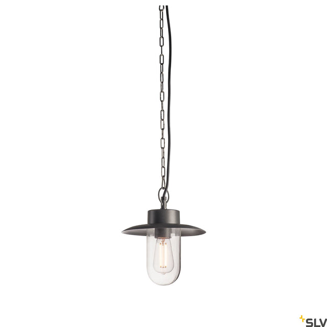 MOLAT E27 Outdoor Pendeleuchte, anthrazit, max. 60W, IP44