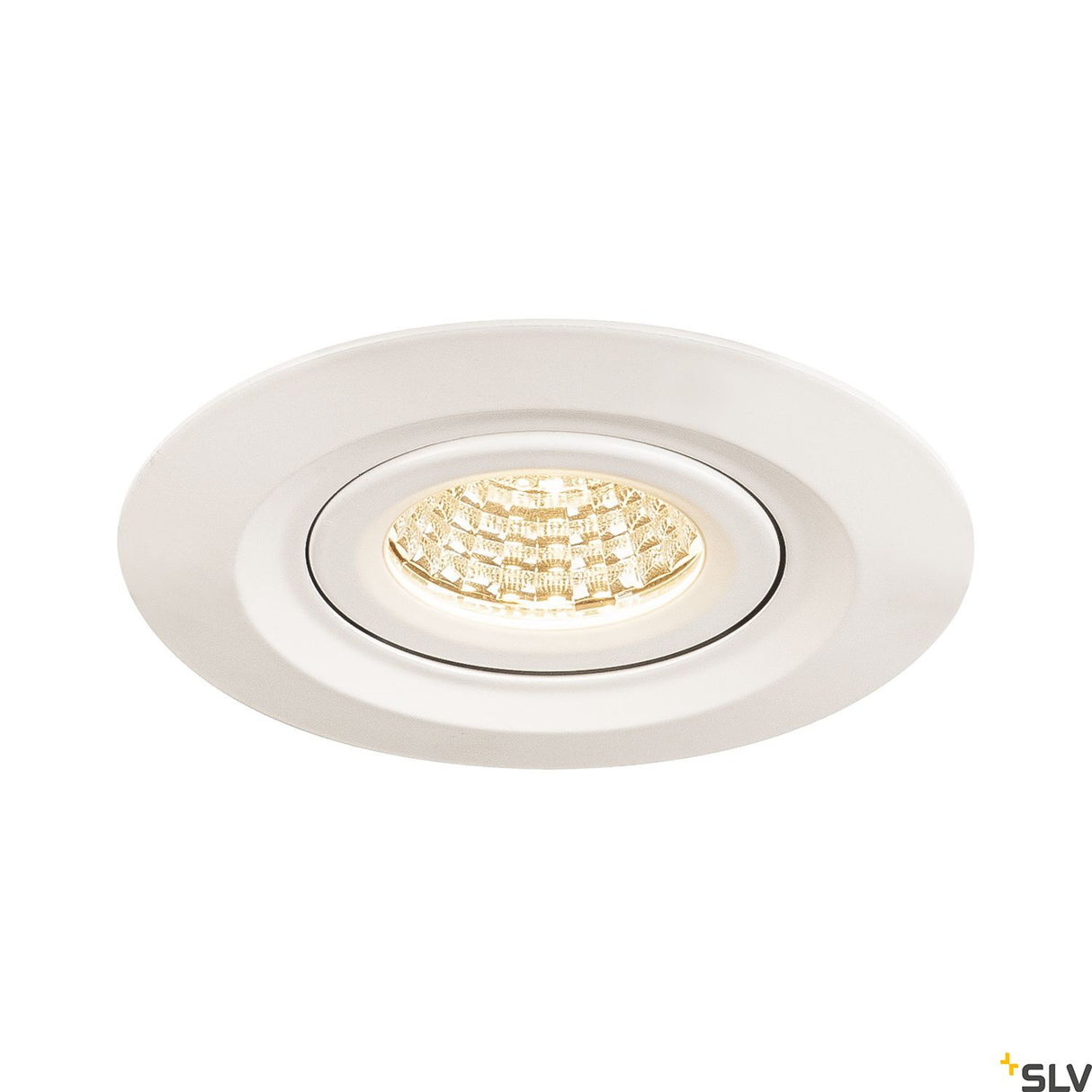 KINI LED Outdoor Deckeneinbauleuchte, 3000K, 60°, IP65 weiß