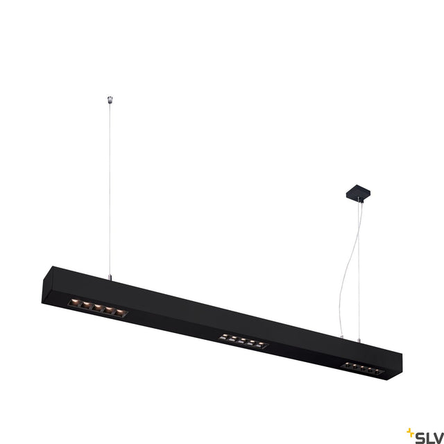 Q-LINE PD, LED Indoor Pendelleuchte, 1m, BAP, schwarz, 3000K