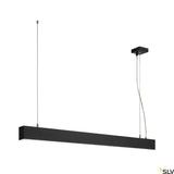 GLENOS Pendelleuchte, mattschwarz, 1m, 52W, 4000K