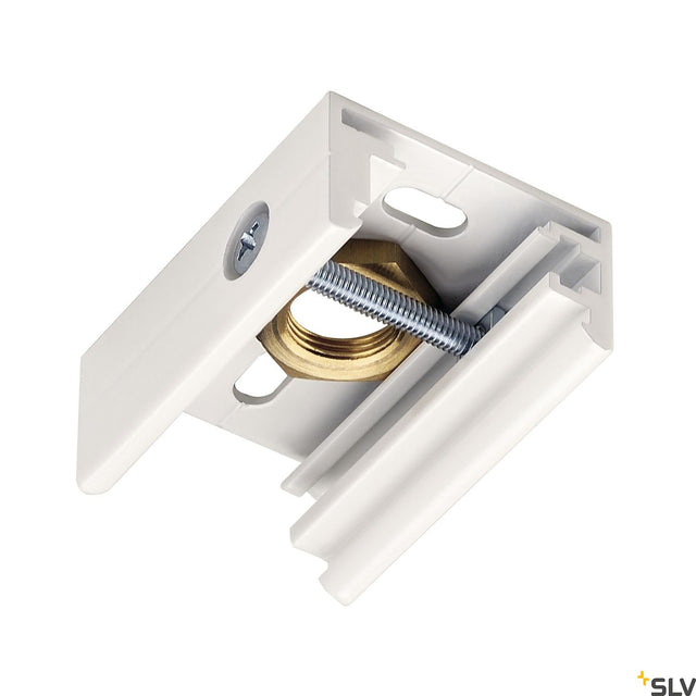 EUTRAC Pendelclip für 3-Phasenstromschiene, weiß, RAL 9016