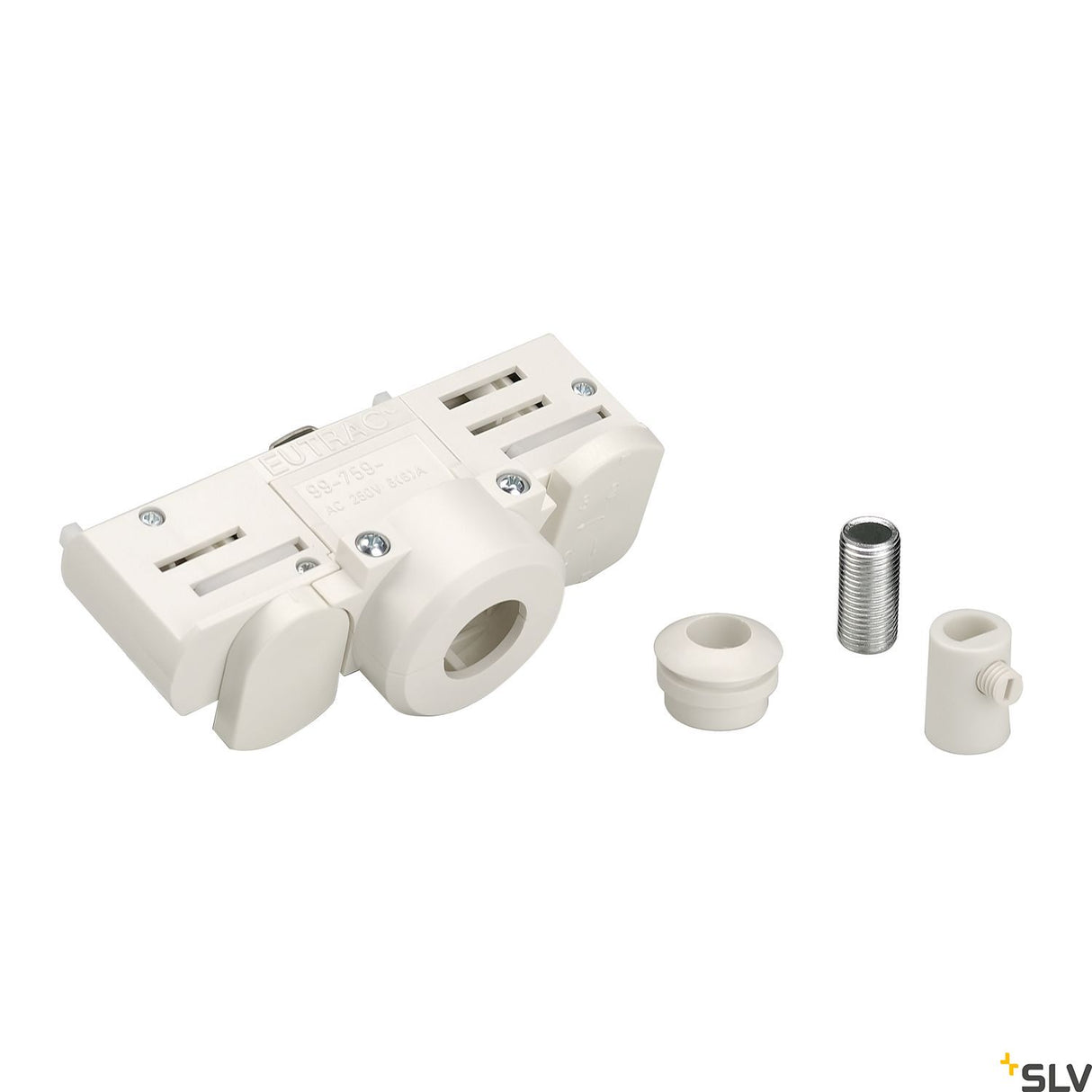 EUTRAC 3-Ph Stromschienenadapter inkl. Montagezubehör, weiß