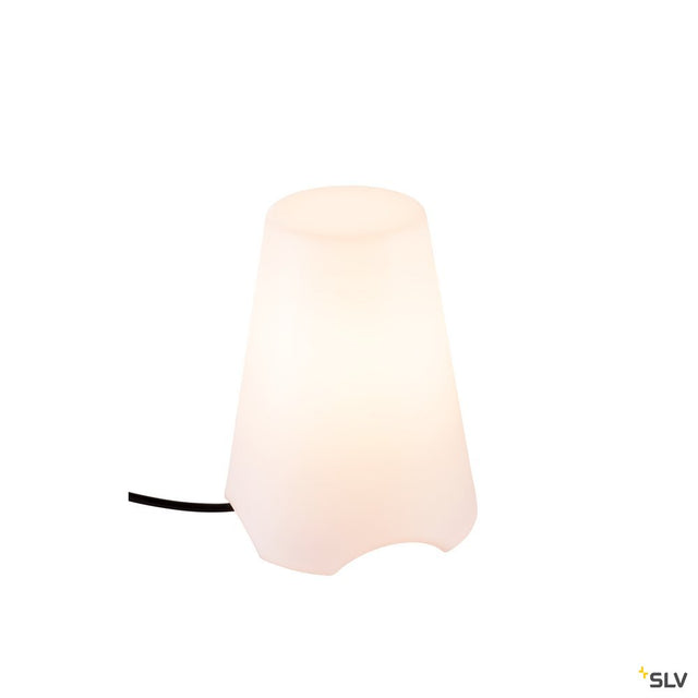 KIROCONE TL, Outdoor Tischleuchte, E27, IP44, weiss, max 60W