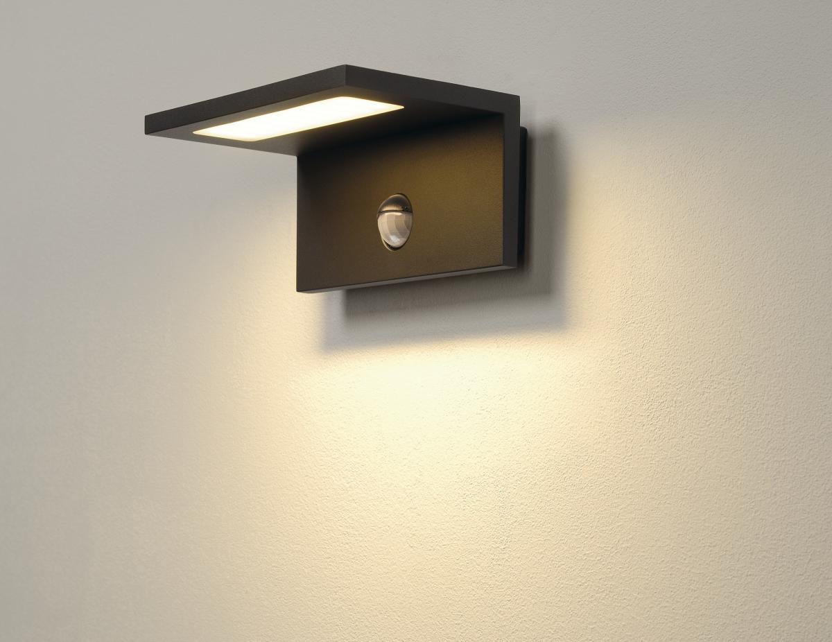 LED SENSOR WL, LED Outdoor Leuchte, IP44, anthrazit, 3000K