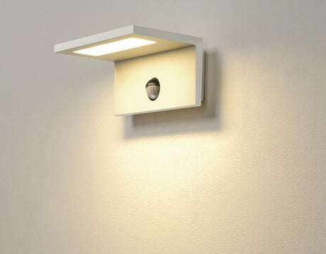 LED SENSOR WL, LED Outdoor Leuchte, IP44, weiß, 3000K