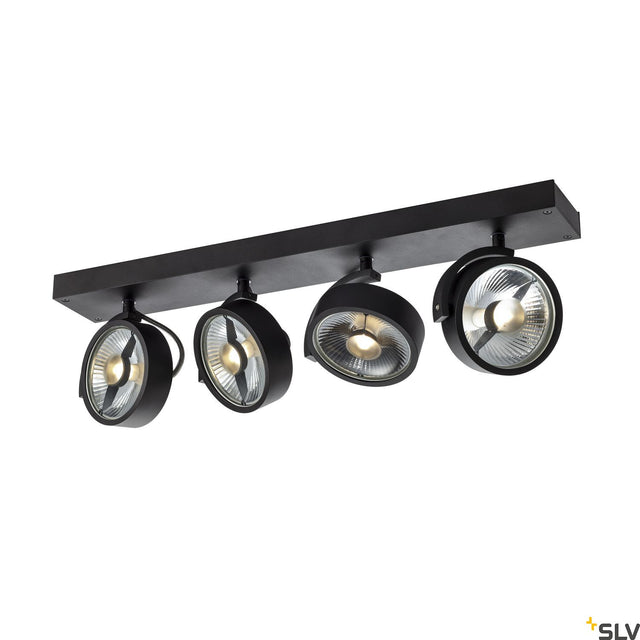 KALU CW, Indoor Leuchte, quad, QPAR111, schwarz, 4x75W