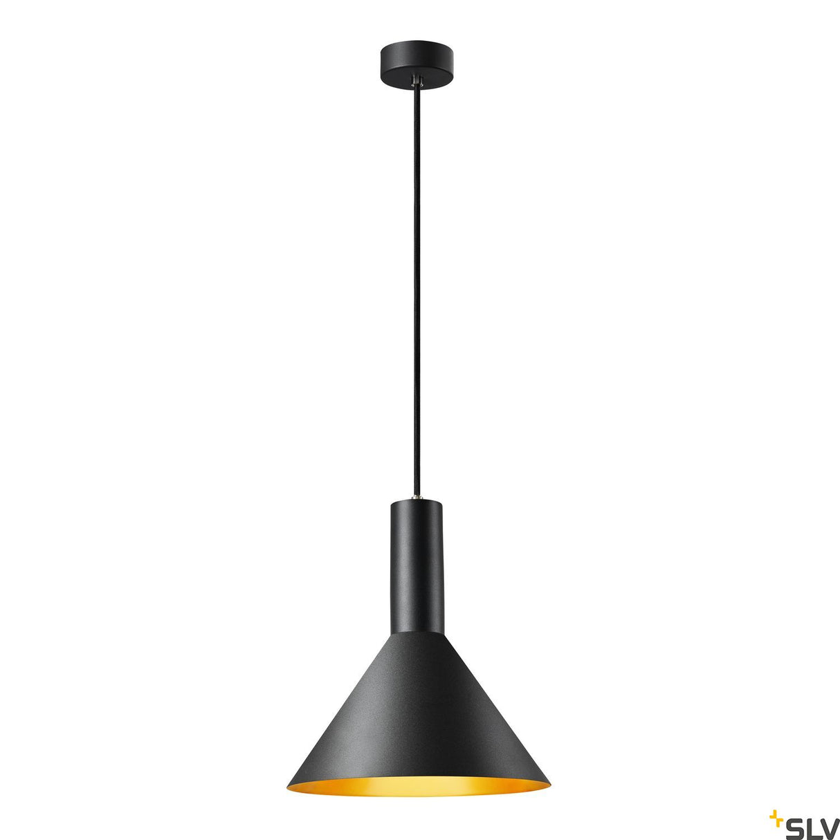 PHELIA 2 E27 max. 23W 230V schwarz/gold