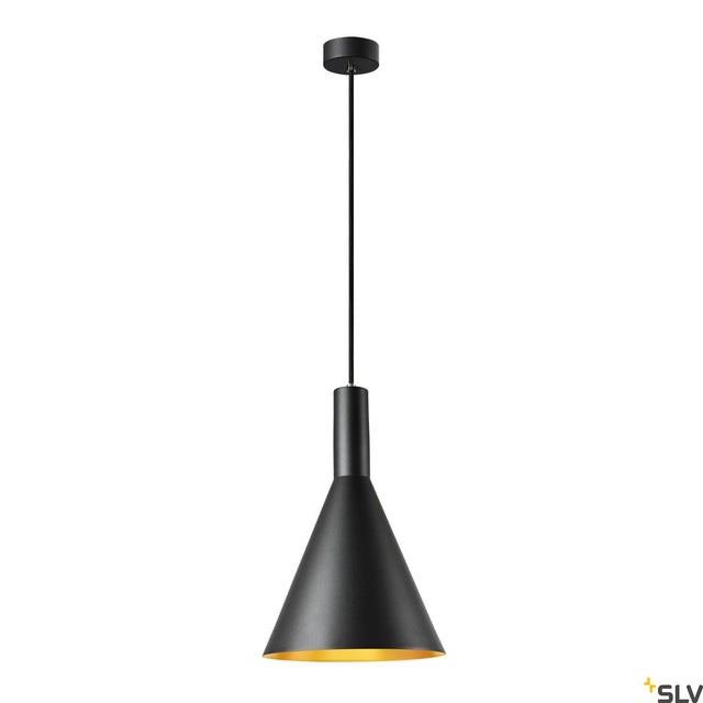 PHELIA 3 E27 max. 23W 230V schwarz/gold
