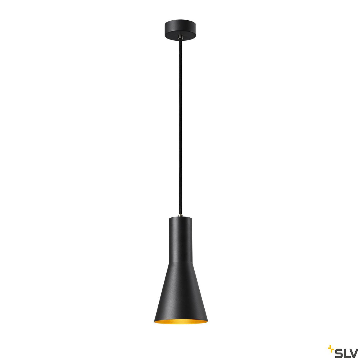 PHELIA 4 E27 max. 23W 230V schwarz/gold