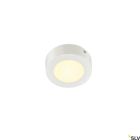SENSER 12 round AL 480lm 3000K 230V IP20 weiß
