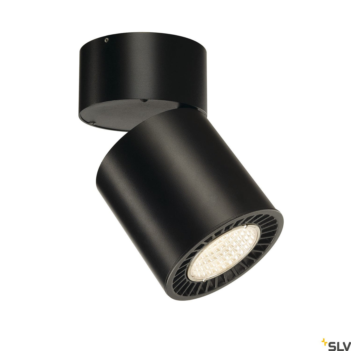 SUPROS CL,rund,schwarz,3150lm,3000K,SLM LED,60° Reflektor