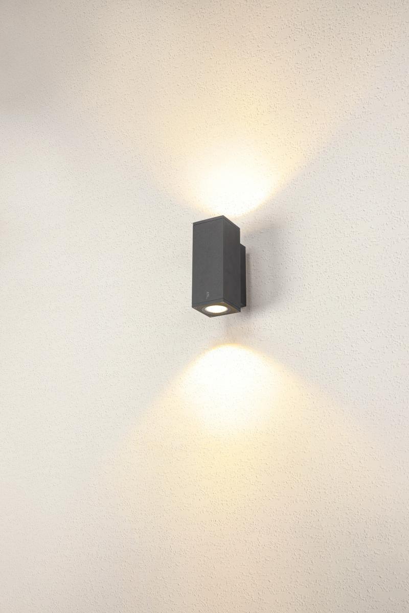 ENOLA UP/DOWN SQ S 7W 3000/4000K 230V LED IP65 anthrazit