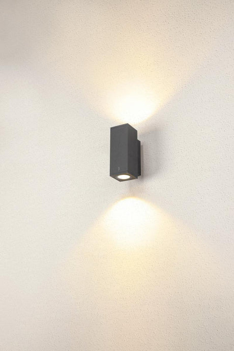 ENOLA UP/DOWN SQ S 7W 3000/4000K 230V LED IP65 anthrazit