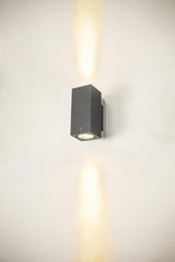 ENOLA UP/DOWN SQ M 19W 3000/4000K 230V LED IP65 anthrazit