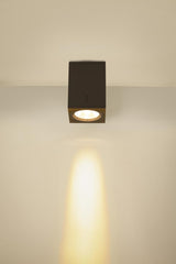 ENOLA M CL SQ 10W 3000/4000K 230V LED IP65 anthrazit