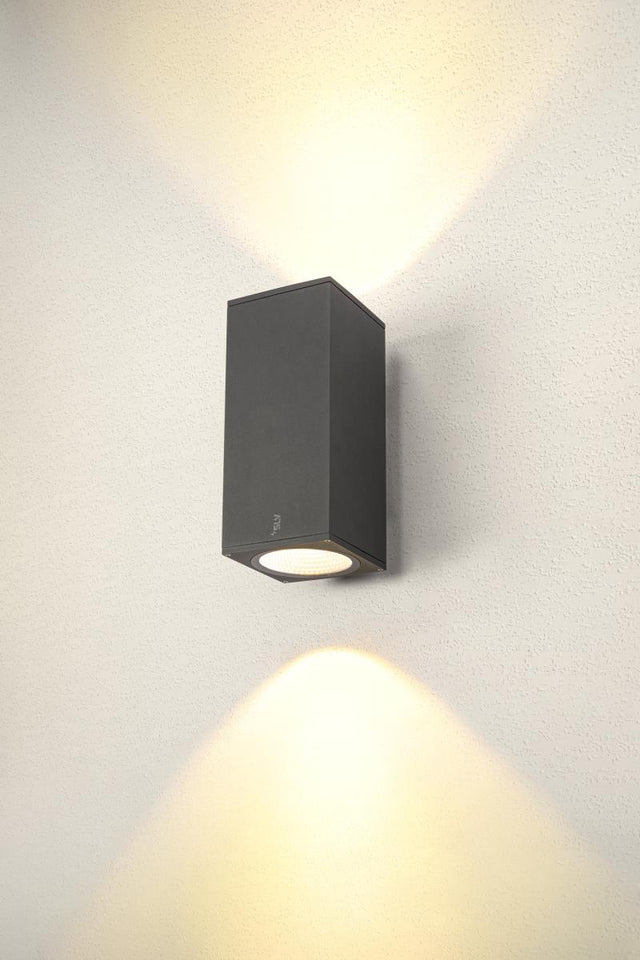 ENOLA UP/DOWN SQ L 53W 3000/4000K 230V LED IP65 anthrazit