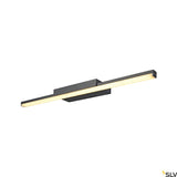 GLENOS 60 LED 12W, 1170lm, CCT Switch 3000K/4000K, schwarz