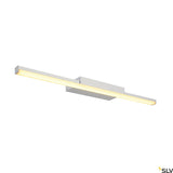 GLENOS LED 12,6W, 3000K, Spiegelleuchte, silber