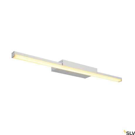 GLENOS LED 12,6W, 3000K, Spiegelleuchte, silber