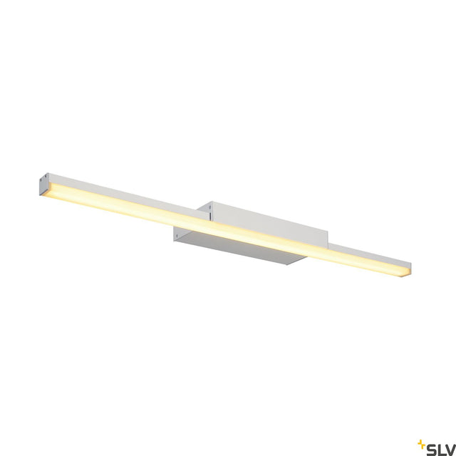 GLENOS LED 12,6W, 3000K, Spiegelleuchte, silber