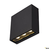 BIG QUAD Wandleuchte, 6x1W, 3000K, IP54, eckig, anthrazit