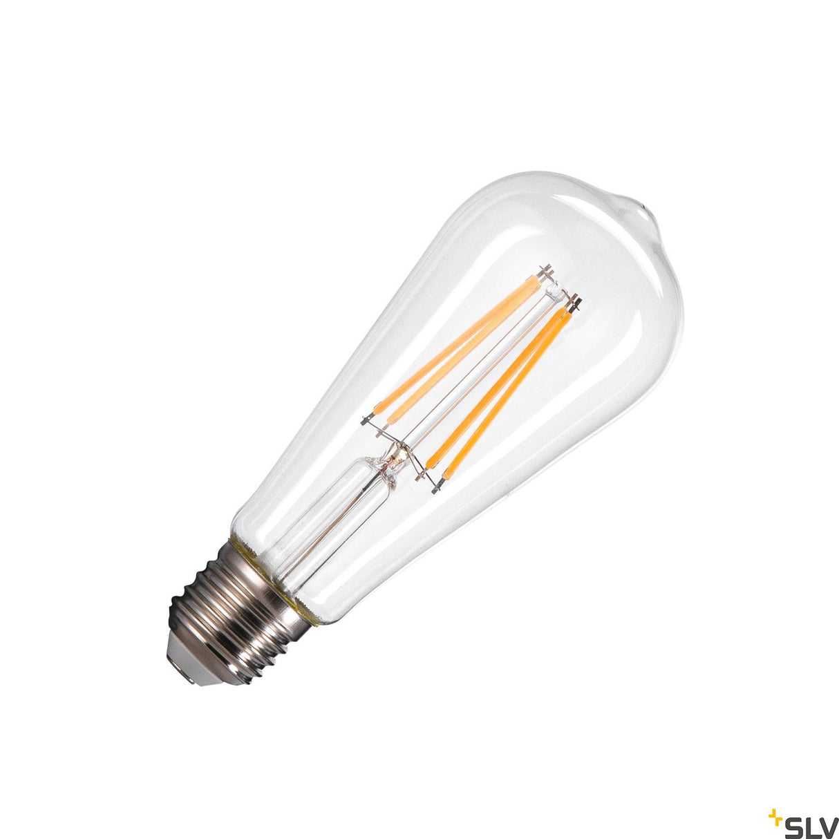 ST58 E27, LED Leuchtmittel transparent 7,5W 2700K CRI90 320°