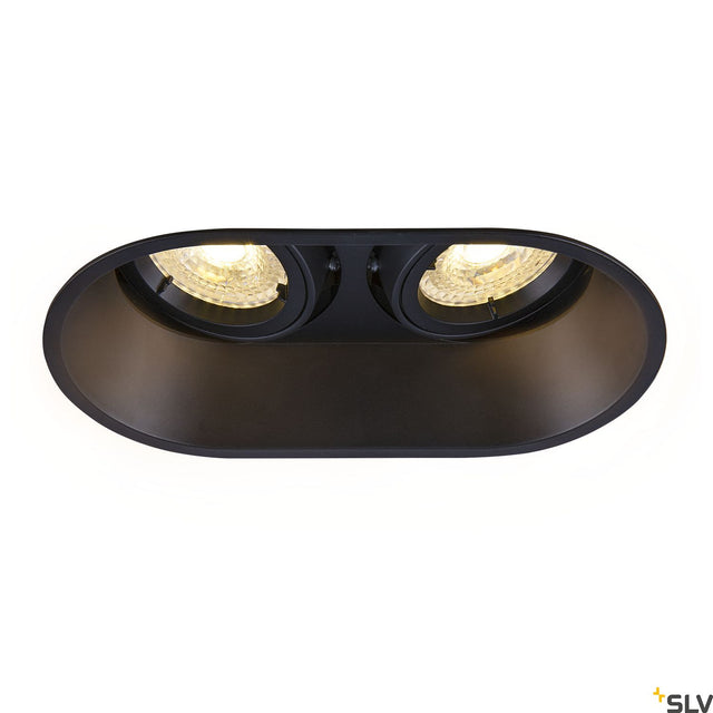 HORN double QPAR51 25W lm 220-240V K schwarz