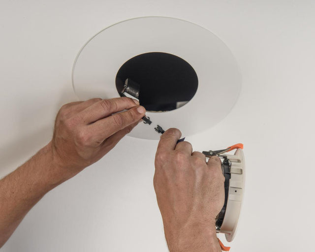 Numinos® M Einbaurahmen, rund 240/120mm weiß