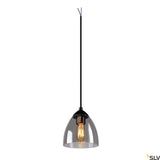 PARA CONE GL GU10, Pendelleuchte schwarz / transparent