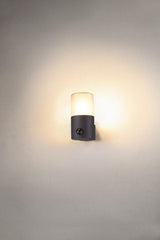 GRAFIT E27 rund Sensor, Wandaufbauleuchte anthrazit