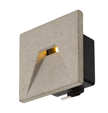 CONCRETO EL, Wandeinbauleuchte grau, 3.2W, 45lm, 3000K