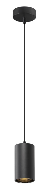 ASTO TUBE,PL, GU10, Pendellänge 250 cm, max. 10W, sw