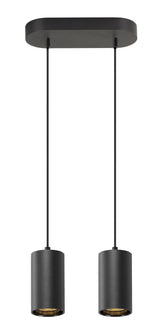 ASTO TUBE,PL, GU10, Pendellänge 250 cm, max. 2x10W, sw