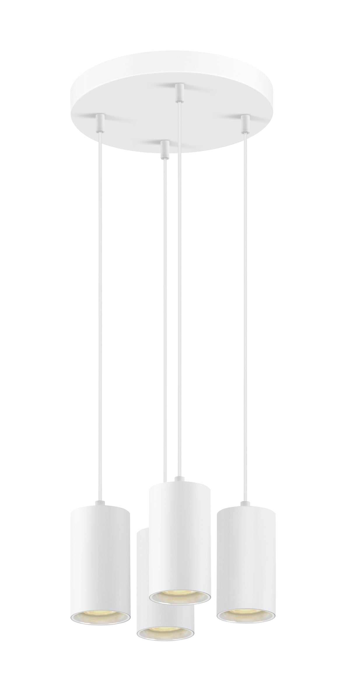 ASTO TUBE,PL, GU10, Pendellänge 250 cm, max. 4x10W, ws
