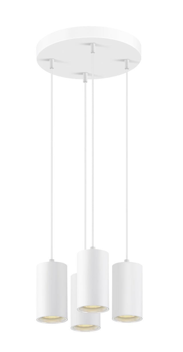 ASTO TUBE,PL, GU10, Pendellänge 250 cm, max. 4x10W, ws
