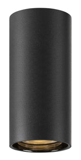 ASTO TUBE, Deckenaufbauleuchte, zylindrisch, max. 1x10W, sw