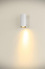 ASTO TUBE, Wandaufbauleuchte, zylindrisch, max. 1x10W, weiß