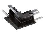 L-Verbinder, 48V TRACK, für Einbauschiene tief, links, sw