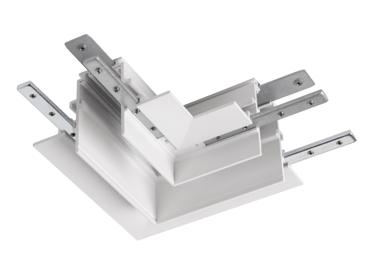 L-Verbinder mech. 48V TRACK f EB-Schiene tief links ws