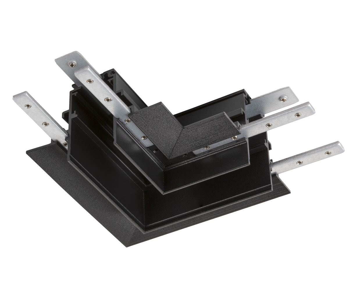 L-Verbinder mech. 48V TRACK f EB-Schiene tief rechts sw